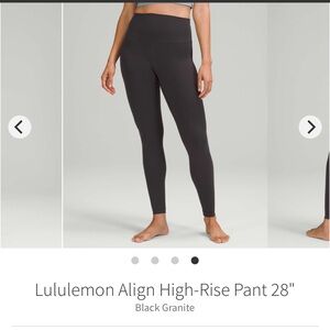 Lululemon Align High-Rise Pant 28”